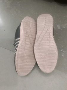 Cozy Knit Heart Sneakers