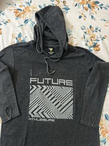 Grey Athleisure Hoodie