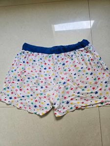 Cute Star Print Pajama Shorts