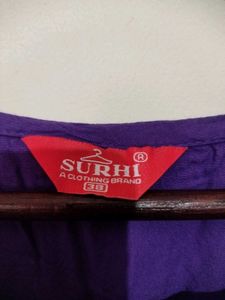 Beautiful Purple Embroidered Kurta