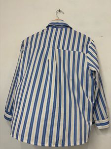 Classic Striped Button-Up Shirt