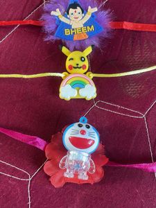 Cartoon Rakhi Set