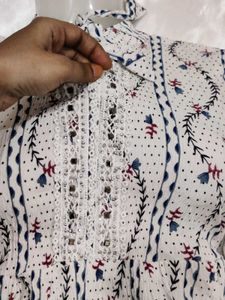 Boho Floral Print Top
