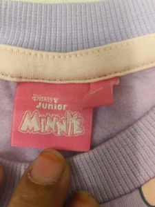 Cute Minnie Mouse Fleece Sweatshirt