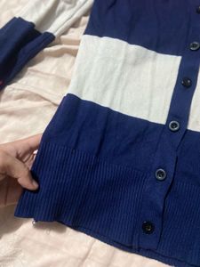 Striped Knit Cardigan