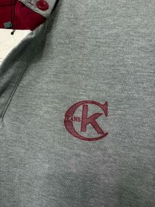 Calvin Klein Grey Polo Shirt