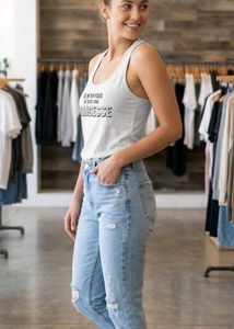 Grey "Princess" Tank Top