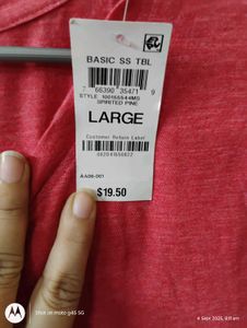 STYLE &amp; CO.'S BRAND NEW CASUAL  LIGHT PINK T-SHIRT