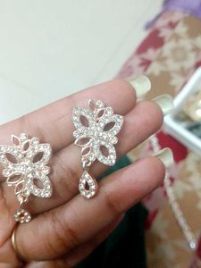 neckless. with earrings...