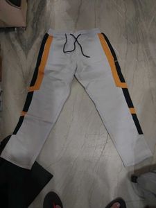 Stylish Grey Joggers with Side Stripes