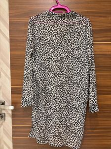 Leopard Print long Tunic Top (SHIRT)