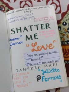 Shatter Me Book