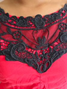 Red Party Wear Gown