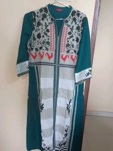 Floral Print Kurta