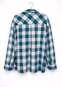 Blue Plaid Flannel Shirt