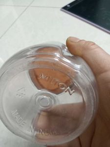 Clear Storage Jar with Brown Lid