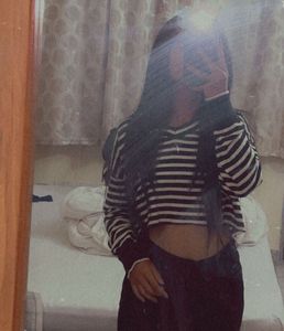 Striped V-Neck Long Sleeve sweater