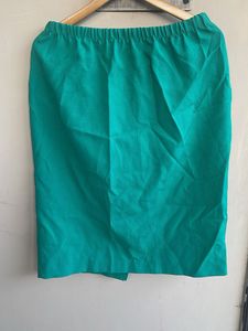 Teal Knee-Length Skirt