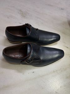 Da Eloquio Leather Monk Strap Shoes
