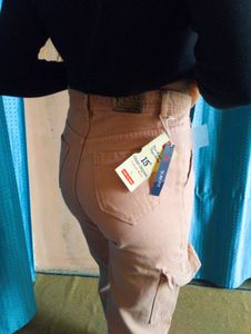 ✨Waist 30 Light Orange Wide Leg Cargo Pants