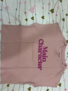Pink Main Character Graphic Tee