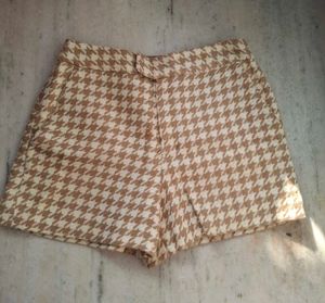 Houndstooth Pattern Shorts