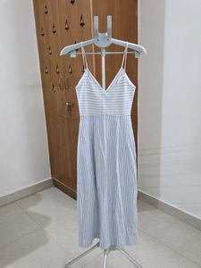 Trf collection Striped Button-Up Midi Dress
