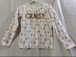 Guess Heart Print Long Sleeve Shirt