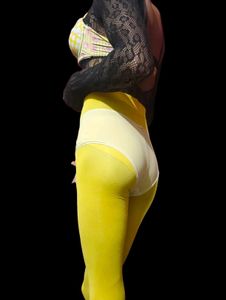Cute Yellow Polka Dot Bra &amp; Panty Set