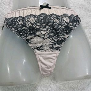 Elegant Lace 💙Detail Lingerie Briefs