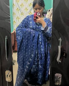Floral Printed Kurta With Salwar And Dupatta