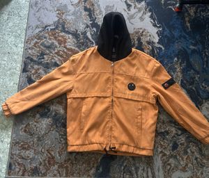 Orange Hooded Jacket