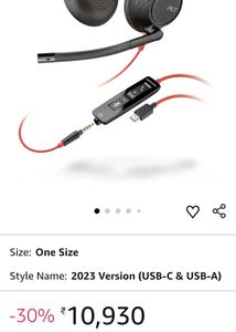 poly  Headphones  with mic