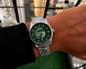 OMEGA Seamaster Worldtimer green Dial  Watch