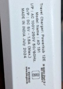 Riversong 7.5 Walt Charger With Micro USB V8