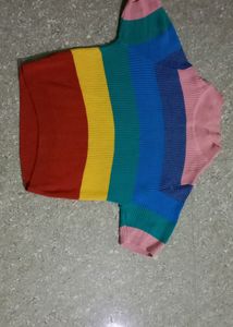 Multicolor Crop Top