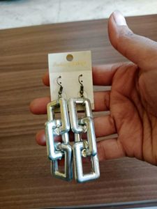 Wknd Dangle Earrings - Silver Tone
