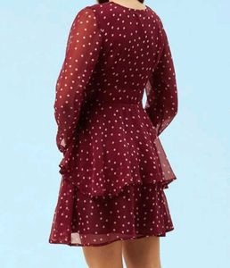 Chic Polka Dot Ruffle Dress