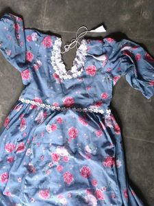 Floral Print Maxi Dress perfect for L/XI