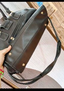 Chic Quilted Black Handbag