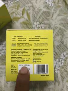 Pee Safe Reusable Menstrual Cup Large