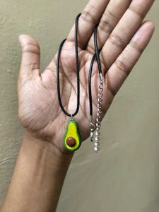 🥑 Avocado Fruit Charm Necklace ✨
