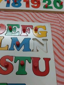 Kids Alphabet And Number Board