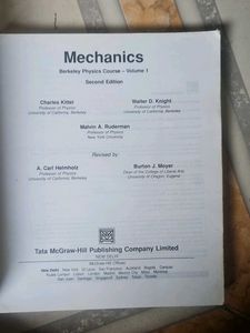 Berkeley Physics Course Mechanics Vol 1