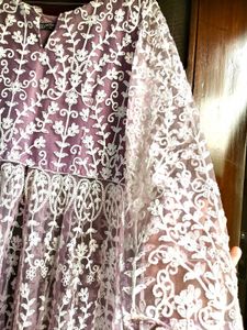 Lace Anarkali Kurta Set