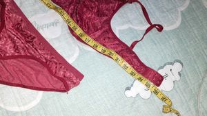 Maroon Bra and Panty Set
