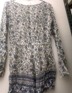 Floral Print Romper