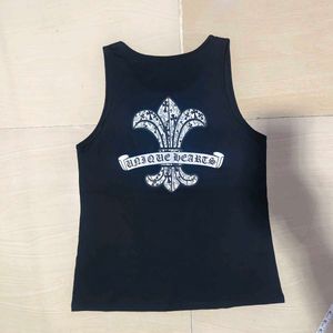 Chrome Hearts  Men's Black Tank Top with Logo