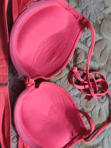 Coral Bikini Top