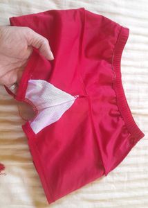 Red Skuarts Bikini Set with Cover up